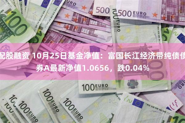 配股融资 10月25日基金净值：富国长江经济带纯债债券A最新净值1.0656，跌0.04%