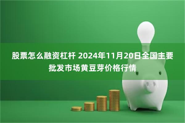 股票怎么融资杠杆 2024年11月20日全国主要批发市场黄豆芽价格行情