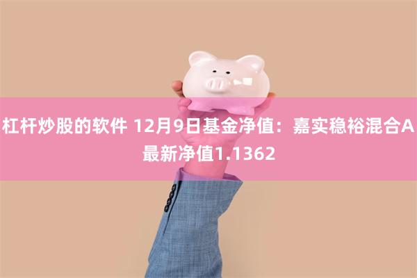 杠杆炒股的软件 12月9日基金净值：嘉实稳裕混合A最新净值1.1362