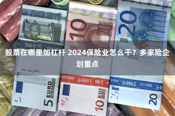 股票在哪里加杠杆 2024保险业怎么干？多家险企划重点